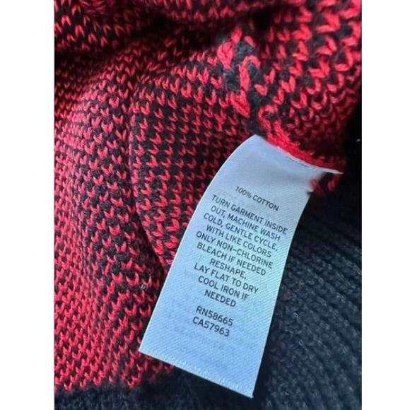 NWT Tucker + Tate Red Black  Pullover Buffalo Plaid  Sweater Size 3 - Picture 5 of 8